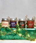 Set Of 4 Scented Candle Jars With Lid - Oh What Fun!