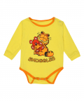 Yellow Garfield Full Sleeves Onesie