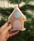 Gingerbread House - Christmas Ornament