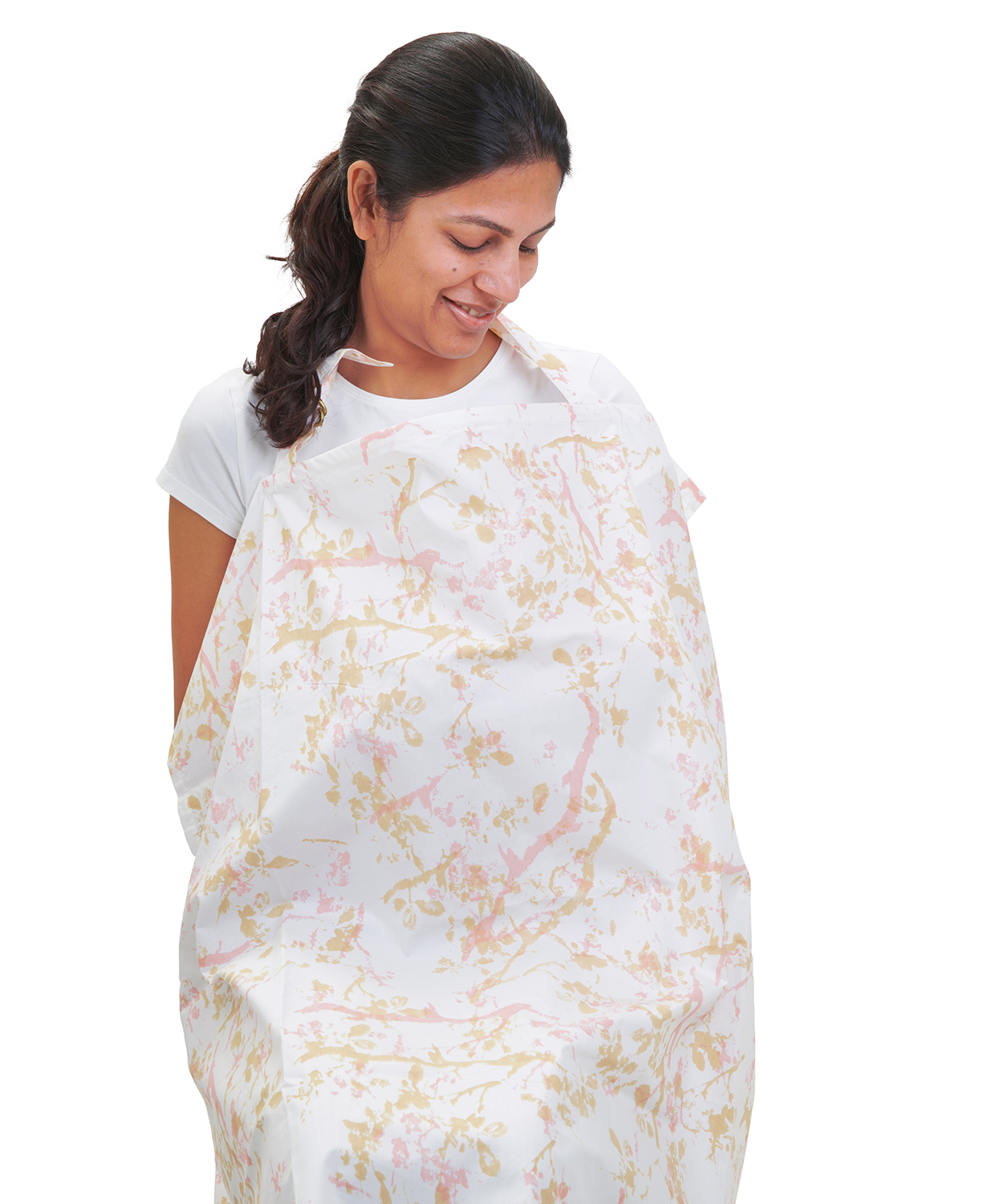 Organic Cotton, Printed Nursing Apron For Moms