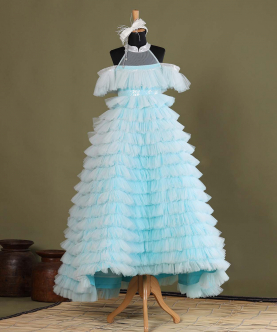 Frilly Layered Princess Gown