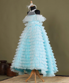 Frilly Layered Princess Gown