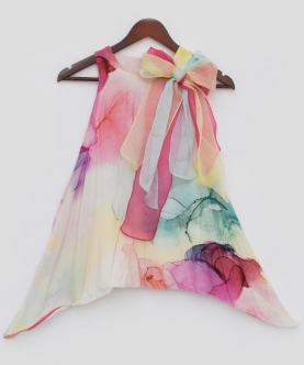 Splashes Print Dress