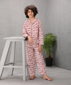 Personalised Tiger World Pajama Set For Kids