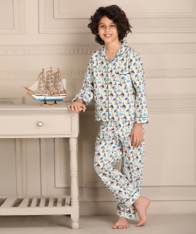 Personalised Pirates Ahoy Pajama Set For Kids