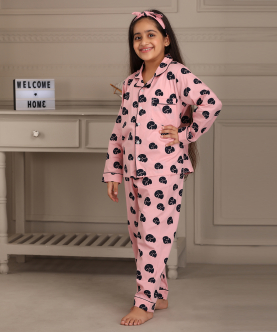 Personalised Fluffs Love Pajama Set For Kids