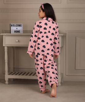 Personalised Fluffs Love Pajama Set For Kids