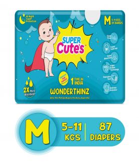 Wonder Thinz | Pant Style Ultra Premium Diaper For 2X Absorption - M (87 Pieces)