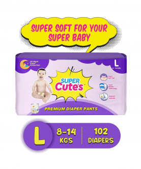 Super Cute's Premium Wonder Pullups Diaper - 34 Pieces - Combo of 3