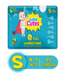 Wonder Thinz | Pant Style Ultra Premium Diaper For 2X Absorption - S (93 Pieces)
