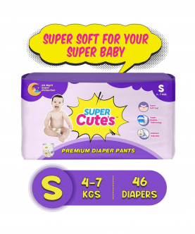 Super Cute's Premium Wonder Pullups Diaper - 46 Pieces 