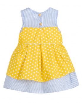 Baby Polkadot Cotton Dress Set