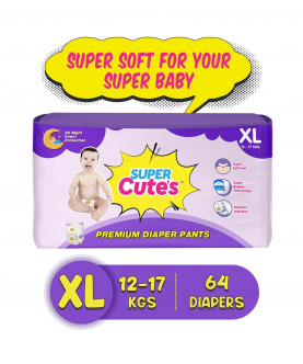 Super Cute's Premium Wonder Pullups Diaper - 64 Pieces