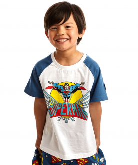 Superman Boom Pow T-shirt And Short Set