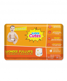 Wonder Pullups | Pant Style Premium Diaper For Superior Absorption - M (108 Pieces)