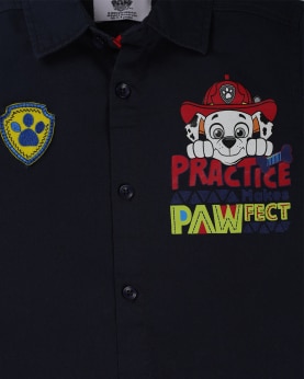 Paw Patrol Kids Shirt - Practice Makes Pawfect