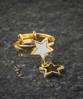 Sterling Silver Starry Ring