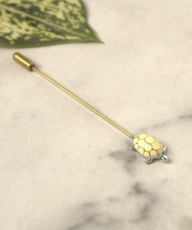 Sterling Silver Tortoise Stick Pin