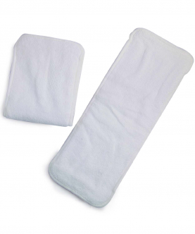 Baby Moo Super Soft White 2 Pk Diaper Liners