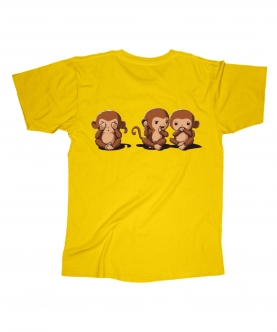 Bamboo Yellow Monkey T-shirt