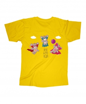 Bamboo Yellow Little Hero Team T-shirt