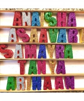 The Glitter Name Krayon Per Letter Crayons