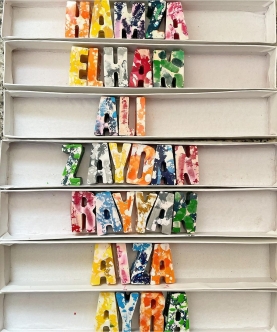 The Marbled Name Krayon Per Letter Crayons