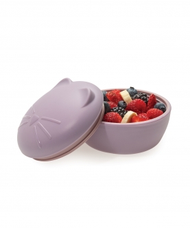 Silicone Bowl with Lid-Cat 