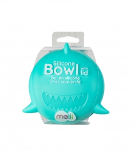 Silicone Bowl with Lid-Shark 