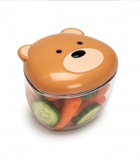 Snack Container-Bear-1 pack  (PCTG base)
