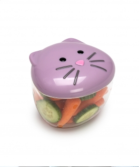 Snack Container-Cat-1 pack  (PCTG base)