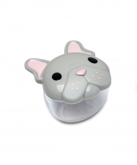 Snack Container-Bulldog & Cat-2 pack (PP base)