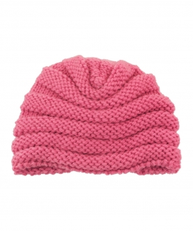Partywear Pink And Gold Turban Cap