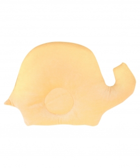Elephant Shaped Yellow Baby Pillow