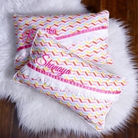 Personalised Pretty In Pink - Cushion Set