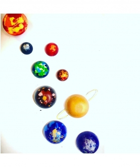 The Planets Set Of 9 Crayons