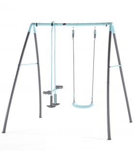 Metal Single Swing And Glider With Mist Feature