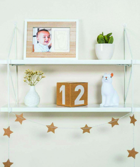 Baby Art Tiny Style Wooden Line Nursery Decor