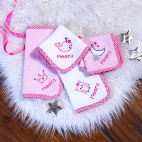 Personalised Lil Star -Girls Napkin Set