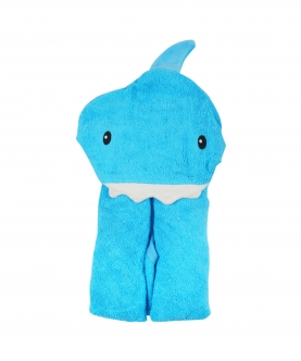 Animal Royal Blue Hooded Towel