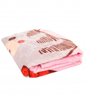 Sweet Tooth Pink One Ply Blanket