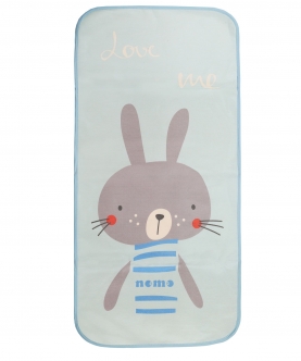 Love Me Blue Washable Mat With Pillow
