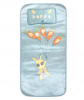 Baby Moo Happy Blue Washable Mat With Pillow