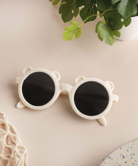 Nadoraa Baby Bear Sunglasses-White