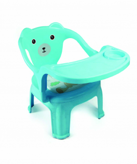 Baby Moo Mummy And Daddy`s Giraffe Blue Feeding Chair