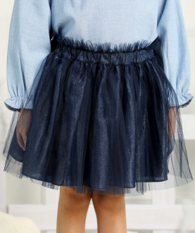 Beautiful And Stylish Blue Skirt