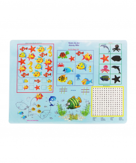 Under The Sea Wipe & Clean Activity Mat Without Pen & Duster