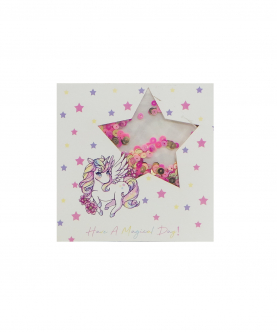 Personalised Unicorn Sequence Note Cards  - Set of 25