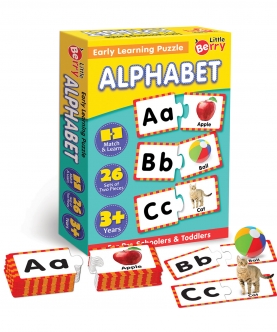 Alphabet Match & Learn Jigsaw Puzzle Game - 52 Pcs
