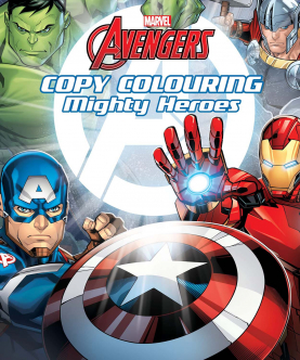 Marvel Avengers Copy Colouring Dream Team Pack Of 2|48 Pages|Coloring Book For Kids Paperback